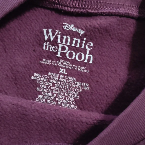 Winnie The Pooh Disney Sweatshirt Xl - Picture 3 of 4